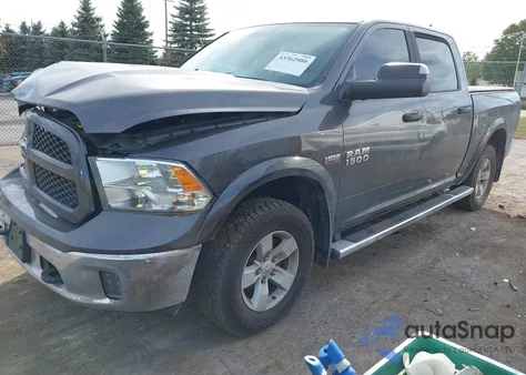 2015 Ram 1500 Outdoorsman z USA, uszkodzony, nr VIN 1C6RR7LT0FS725923